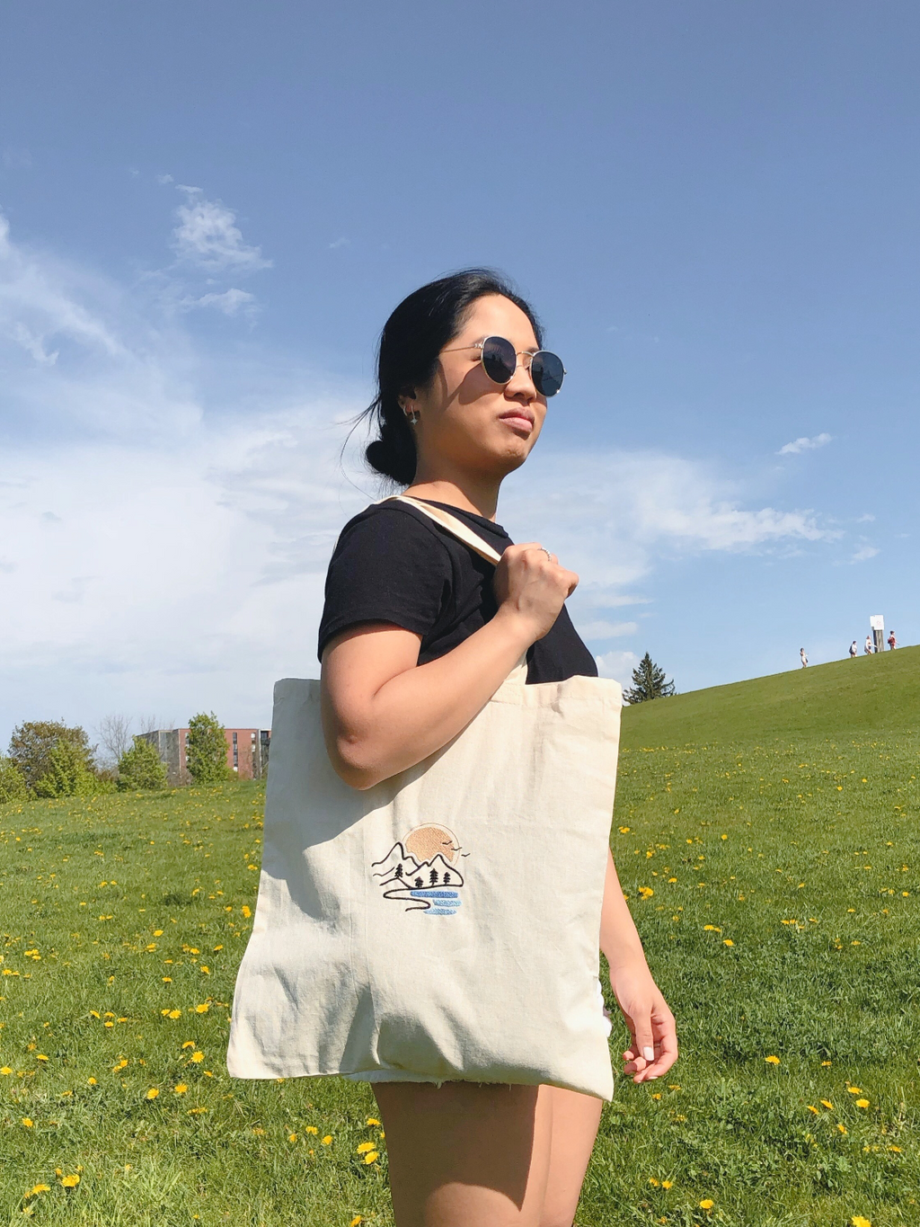Sunset Mountains Tote Bag