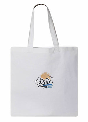 Sunset Mountains Tote Bag