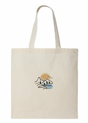 Sunset Mountains Tote Bag