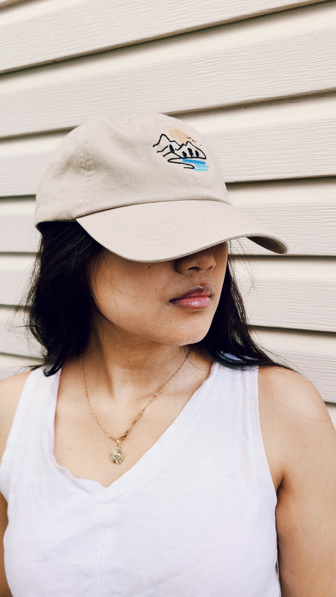 Sunset Mountains Dad Hat