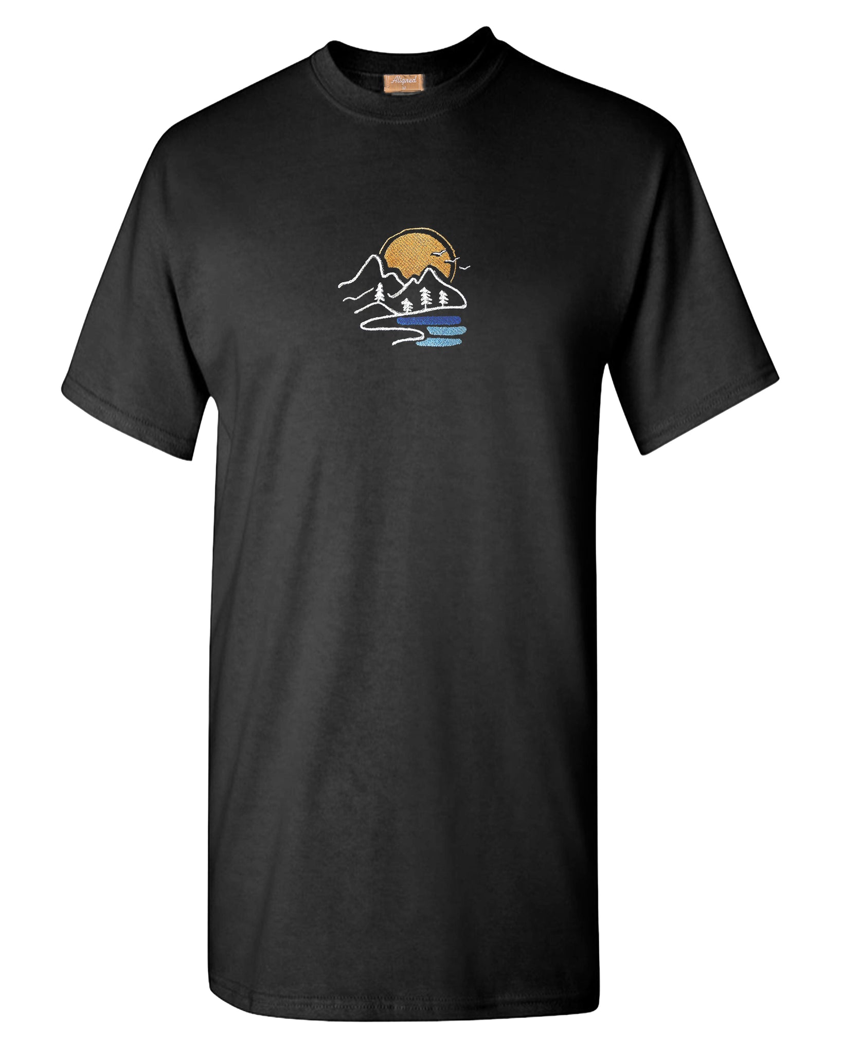 Sunset Mountains - Short Sleeve Shirt