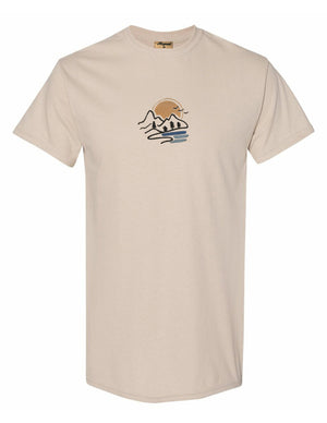 Sunset Mountains - Short Sleeve Shirt