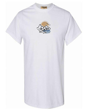 Sunset Mountains - Short Sleeve Shirt